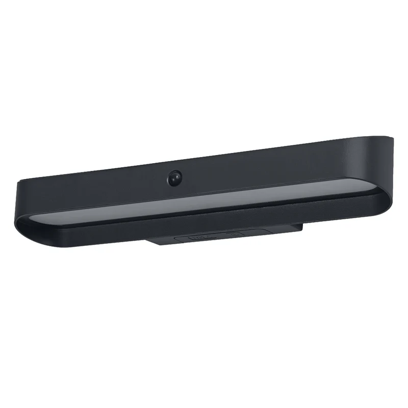 ENDURA Style USB Volt Außenwandleuchte, Dark grey, 7,00 W, 265 lm, 3000 K, 108° Abstrahlwinkel, 50. 000 h Lebensdauer, IP54, Akku mit USB‑C, Bewegungsmelder, Aluminium