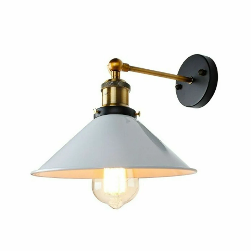 LEDSONE Vintage Wandleuchte Industrial Metall E27 Innen ~3829