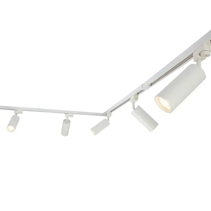 LED 1-Phasen-Schienen | Weiß | 2 Meter | Inklusive 4 Schienenspots