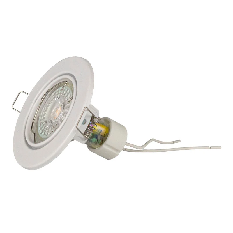 Zigbee smart Einbaustrahler Weiß 4,7W | Rund | 63mm | HUE-kompatibel | RGB-CCT