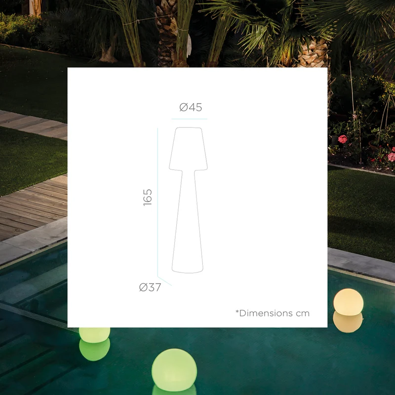 CIRCOOLAR Lola 165 Stehlampe Recyceltes Material