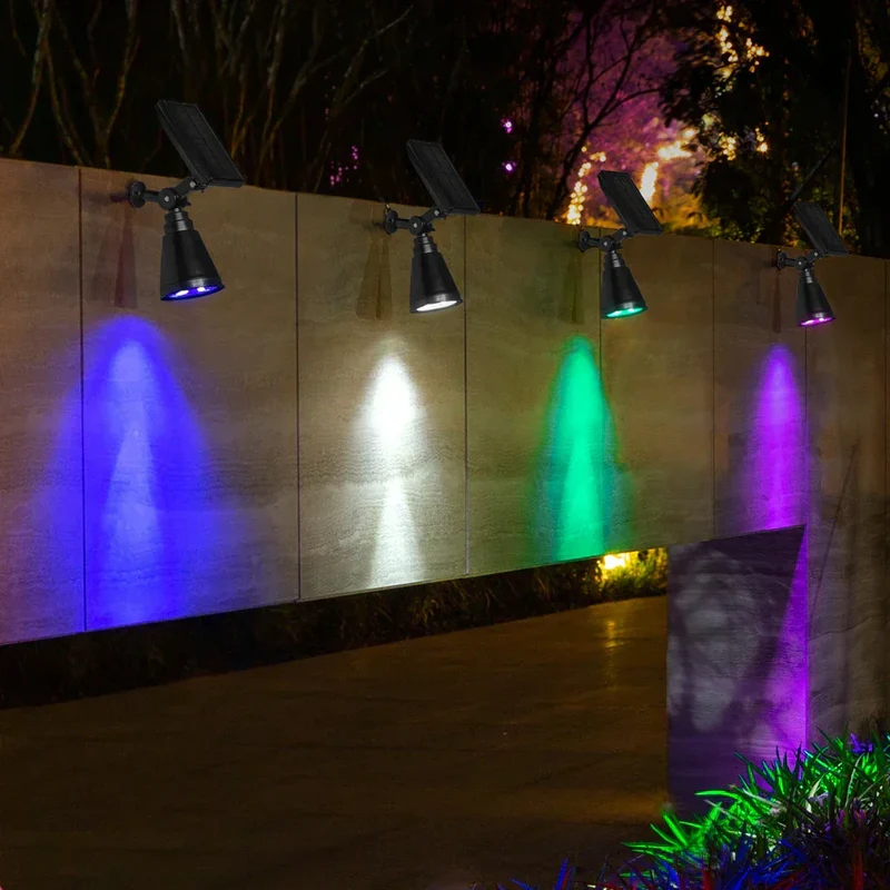 GlowSpire | Solar-Gartenleuchte mit Farbwechsel-Licht