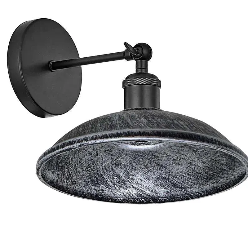 Antik Wandleuchte Shabby Chic – Vintage Industrie Wandlampe | Ø 24cm | E27 ~3966