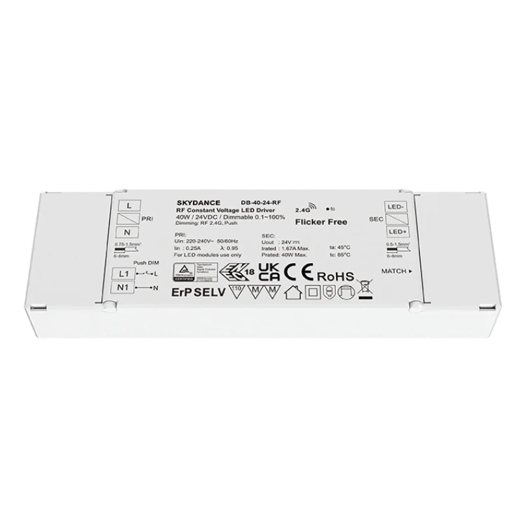2 in 1 dimmbares RF LED-Netzteil 40W 12/24V