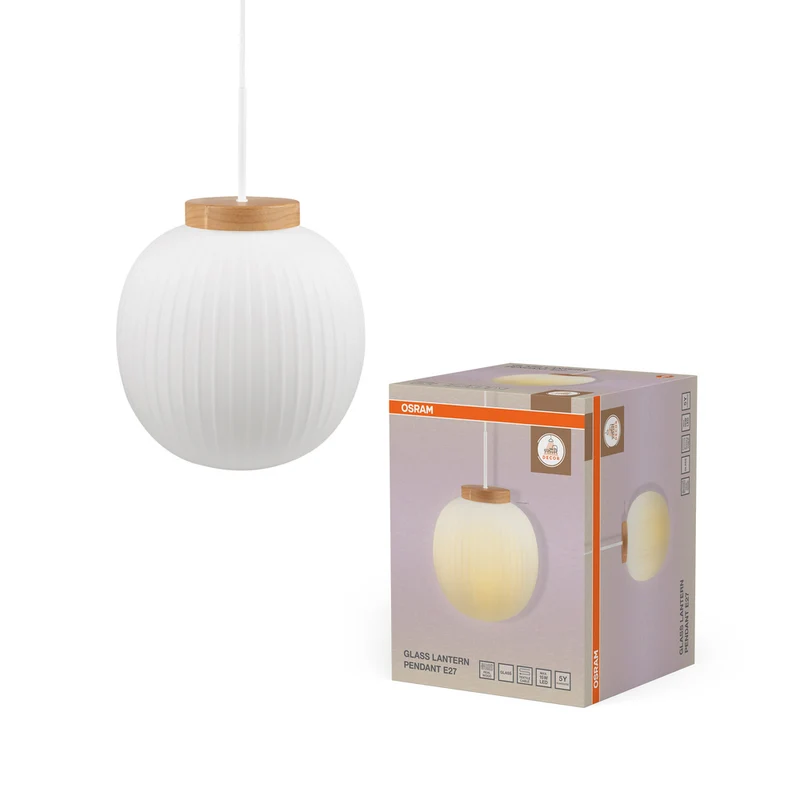 OSRAM DECOR Glass Lantern Pendelleuchte E27