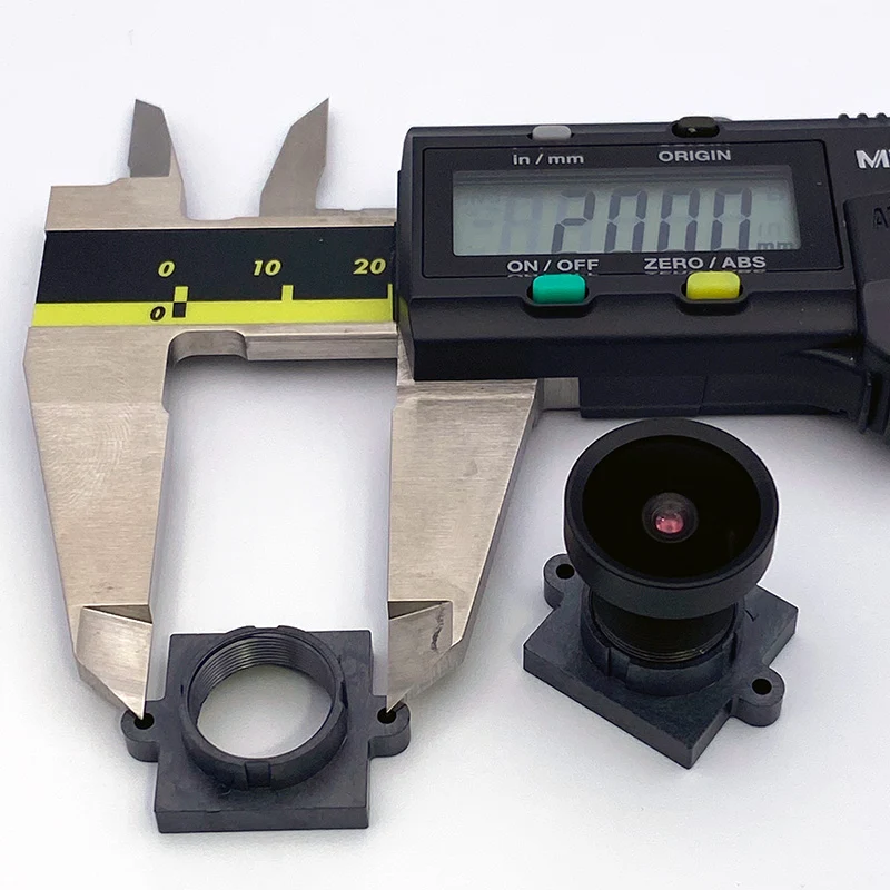 M12-Objektivfassung, 20 mm Abstand und 7 mm Höhe, LCP
