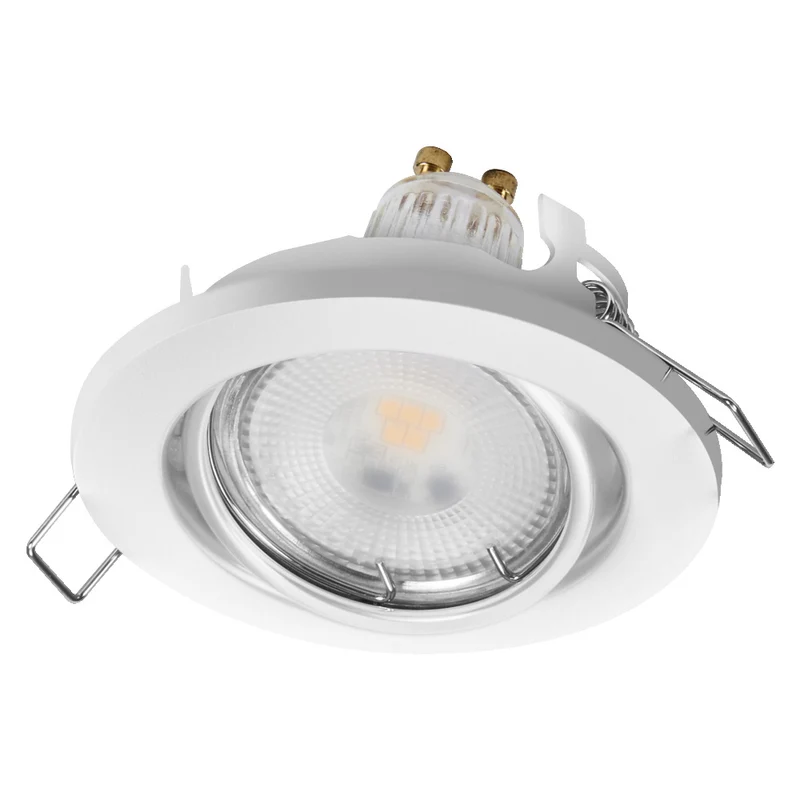OSRAM LED Spot Recess Einbaustrahler Set GU10 schwenkbar 4.5W Weiß ⌀68 mm