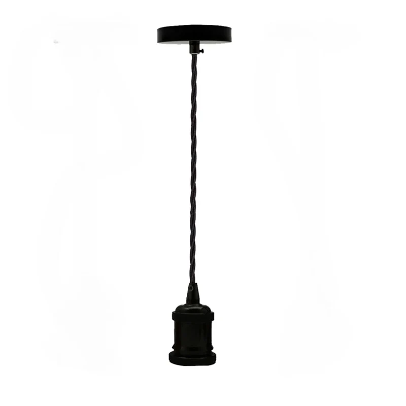 Verdrilltes Kabel mit Lampenfassung E27 ~3812