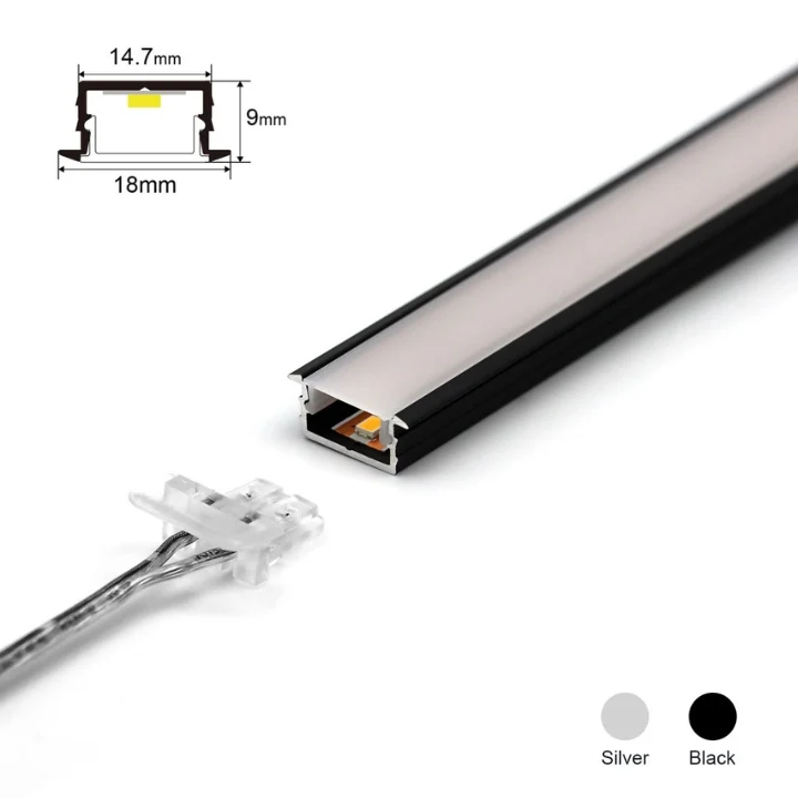 24V COB LED-Leiste mit Anschlag nach Maß