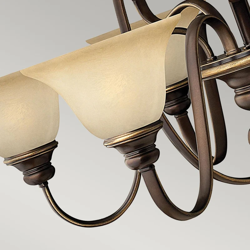 Kronleuchter Cello 9-flammig Bronze Ø 91cm