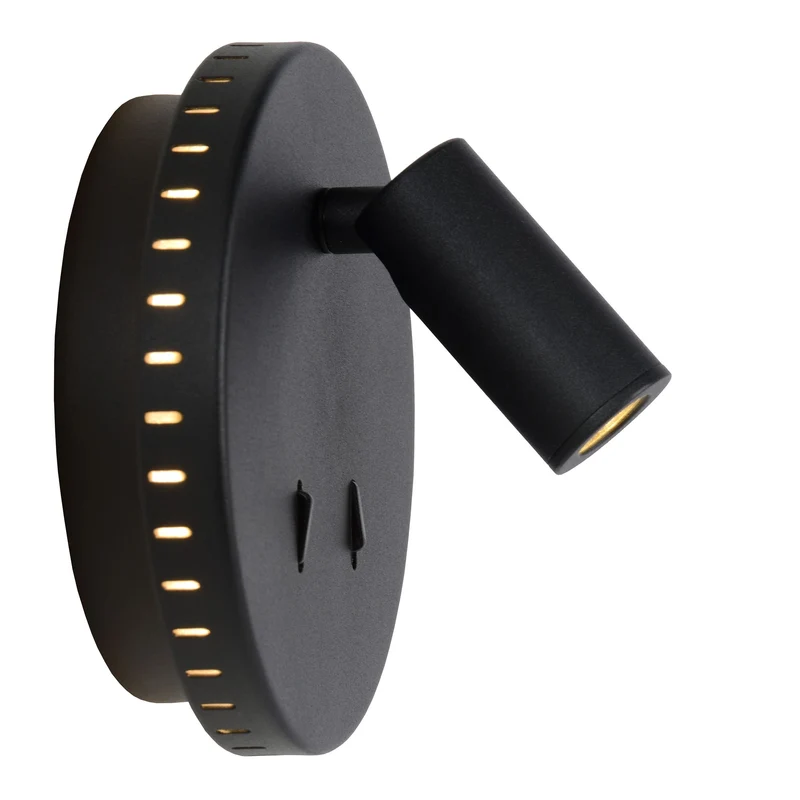 LED-Bettleuchte Bentjer schwenkbar rund Ø 14cm