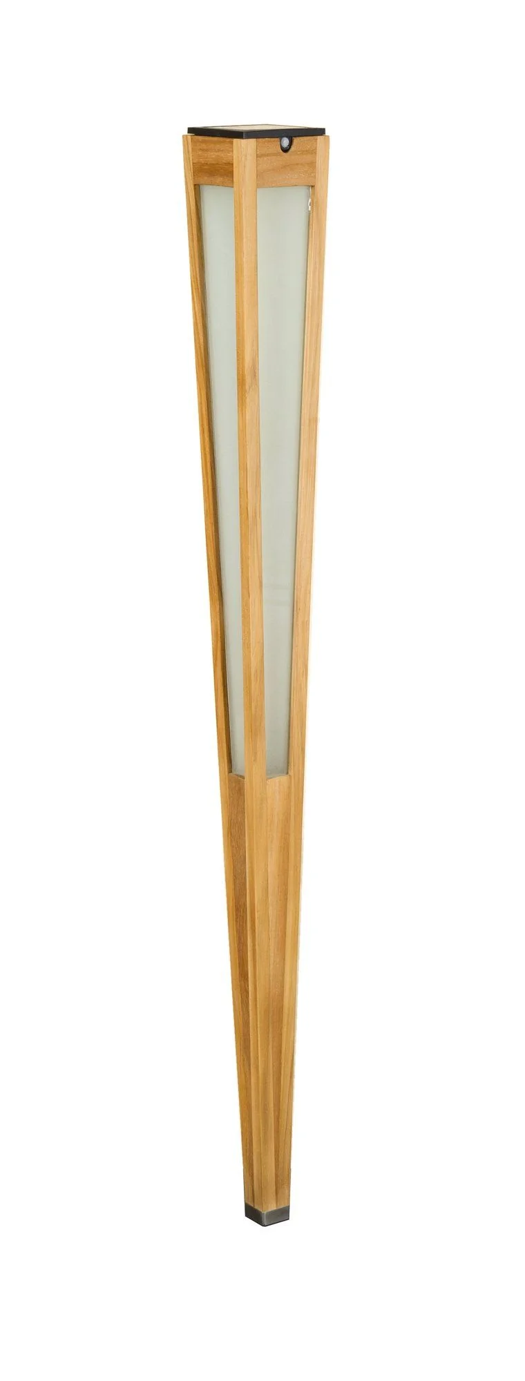 Les Jardins Solar-Fackel Tecka Naturel H 120cm aus Teakholz