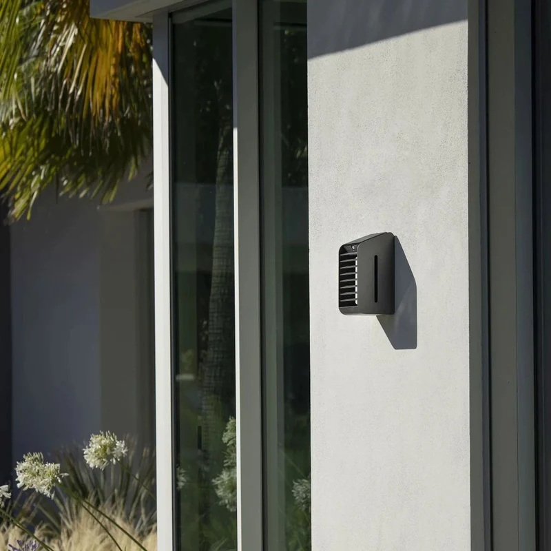 Les Jardins Solar-Wandleuchte Corner Grau
