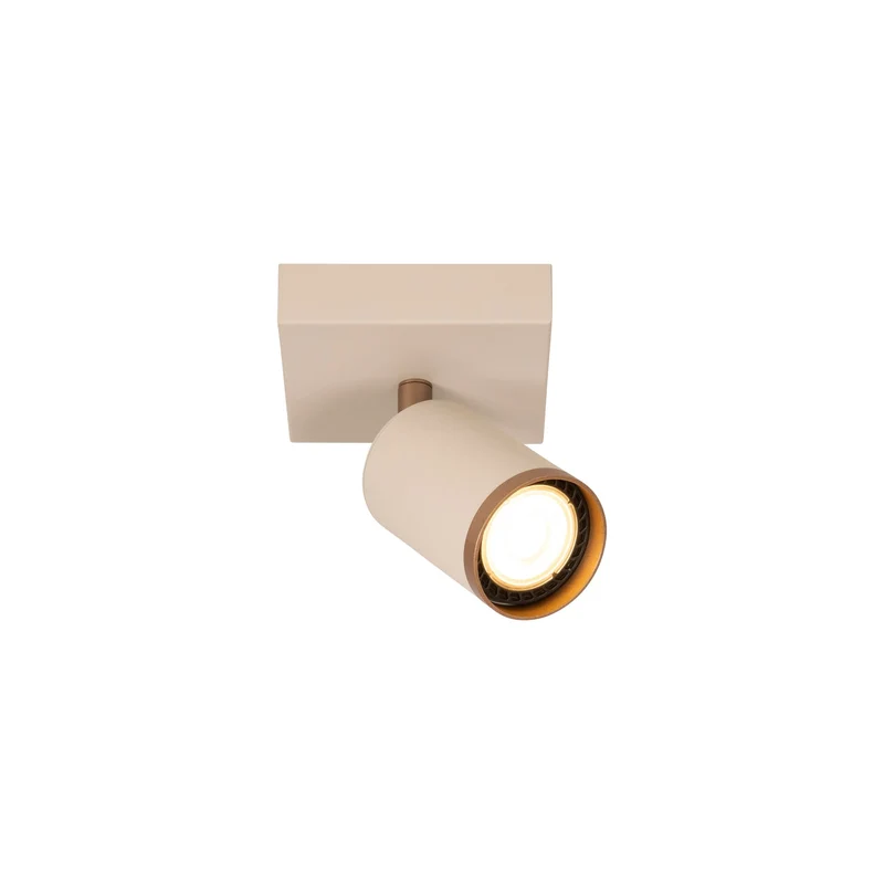 Deckenspot Regina 1-flammig schwenkbar Taupe