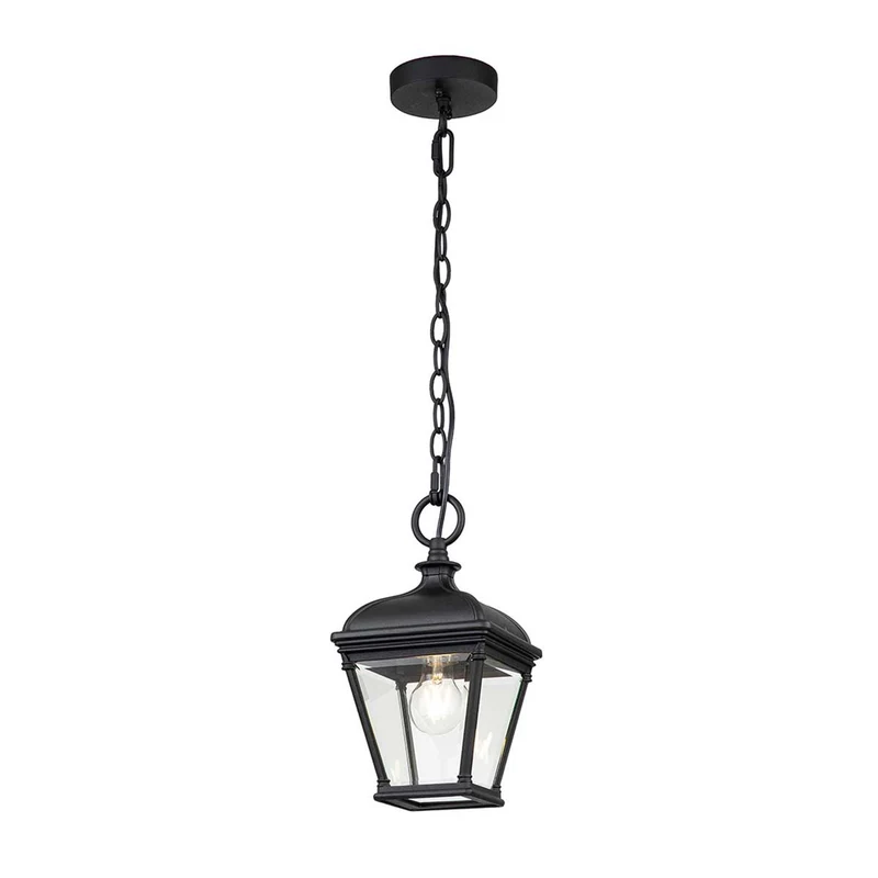 Außen-Pendelleuchte Bayview 1-flammig IP44 Schwarz Ø18cm