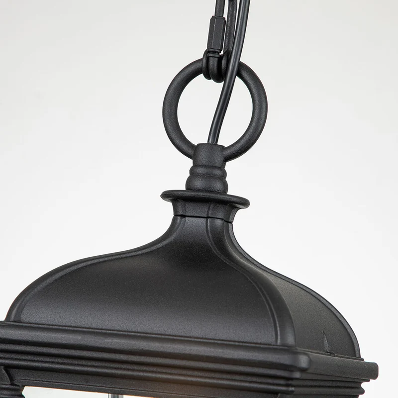 Außen-Pendelleuchte Bayview 1-flammig IP44 Schwarz Ø18cm