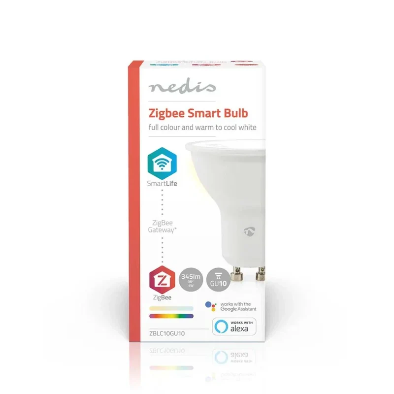 Zigbee smart Einbaustrahler Schwarz 4,7W | Rund | 73mm | HUE-kompatibel | RGB-CCT