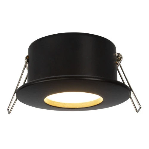 Zigbee smart Einbaustrahler Schwarz 4,7W | Wasserdicht | 70mm | HUE-kompatibel | RGB-CCT