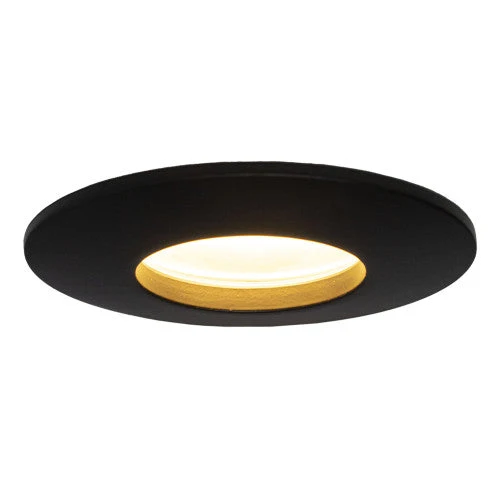 Smart Tuya Einbauspot Schwarz 5W | Wasserdicht | 70mm | 2700–6500 K und Vollfarbe