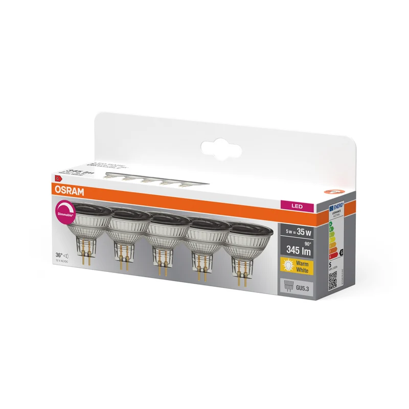 OSRAM LED BASE MR16 5W 927 GU5.3