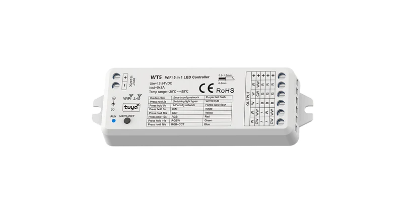 Wi-Fi und RF Controller RGB/RGBW/RGB+CCT