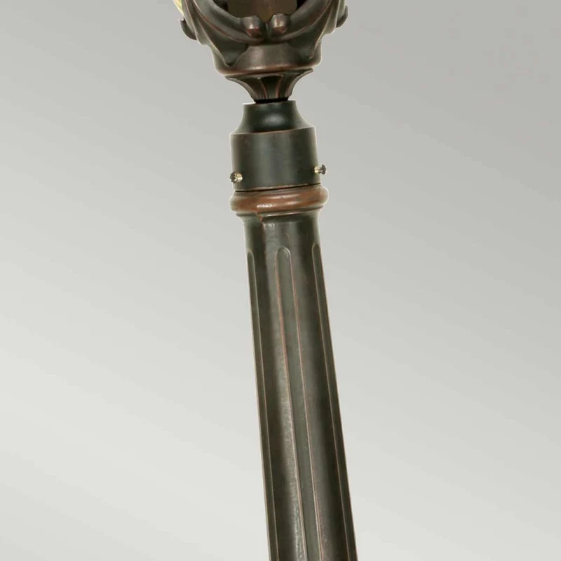 Sockelleuchte Philadelphia 1-flammig IP44 Bronze 116cm