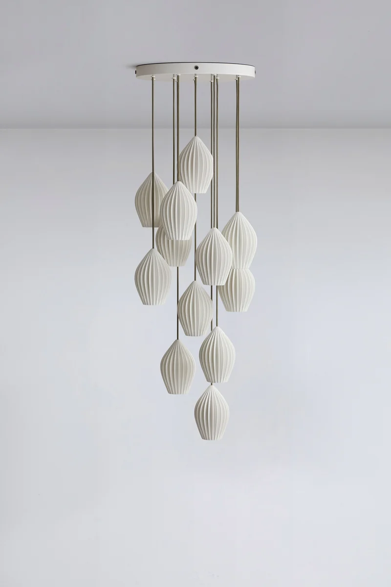 Fin Pendant Grouping of 12