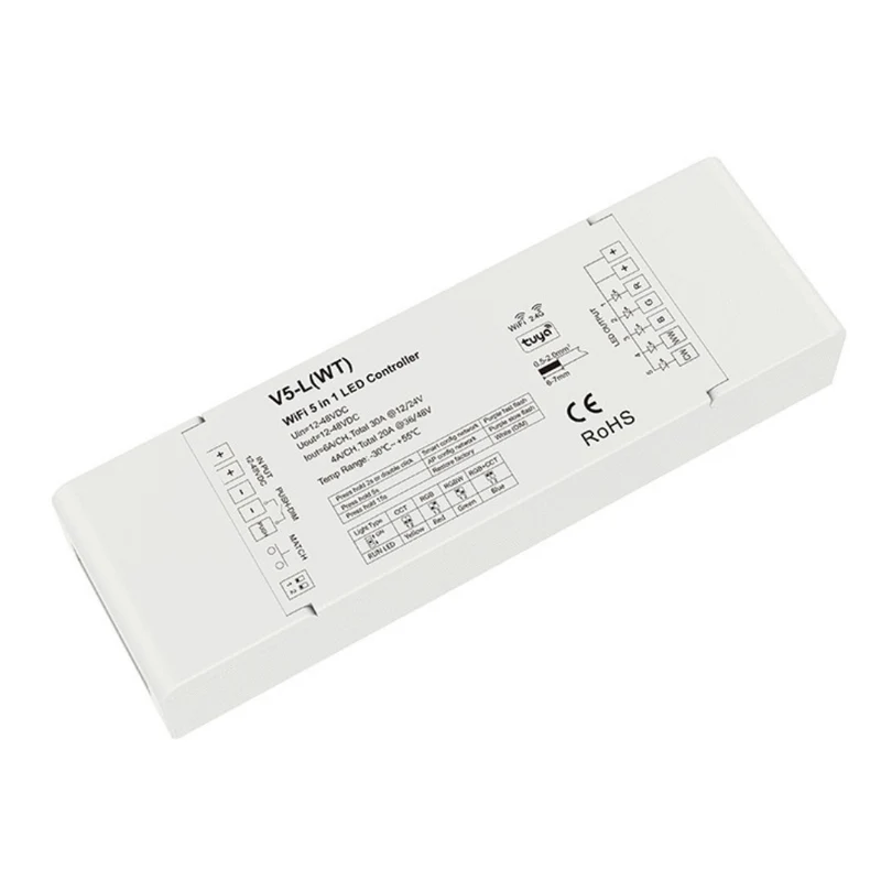 5 in 1 Wifi und RF LED Controller 12-48V
