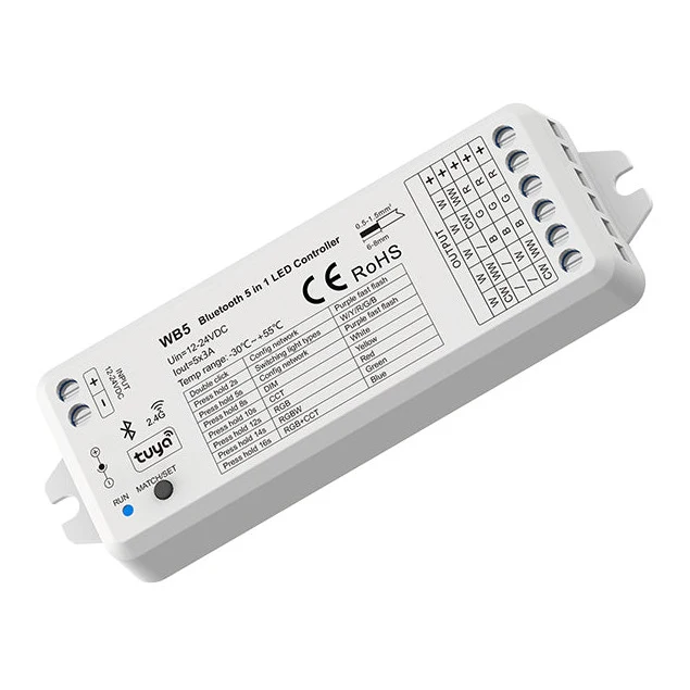 Bluetooth & RF 5-in-1 LED-Controller