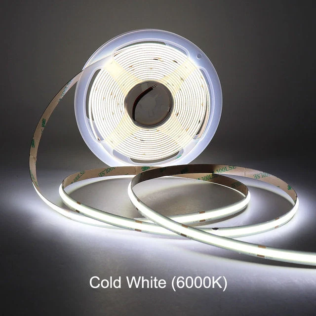 12V/24V COB LED-Streifen 8W/m 320 LEDs/m