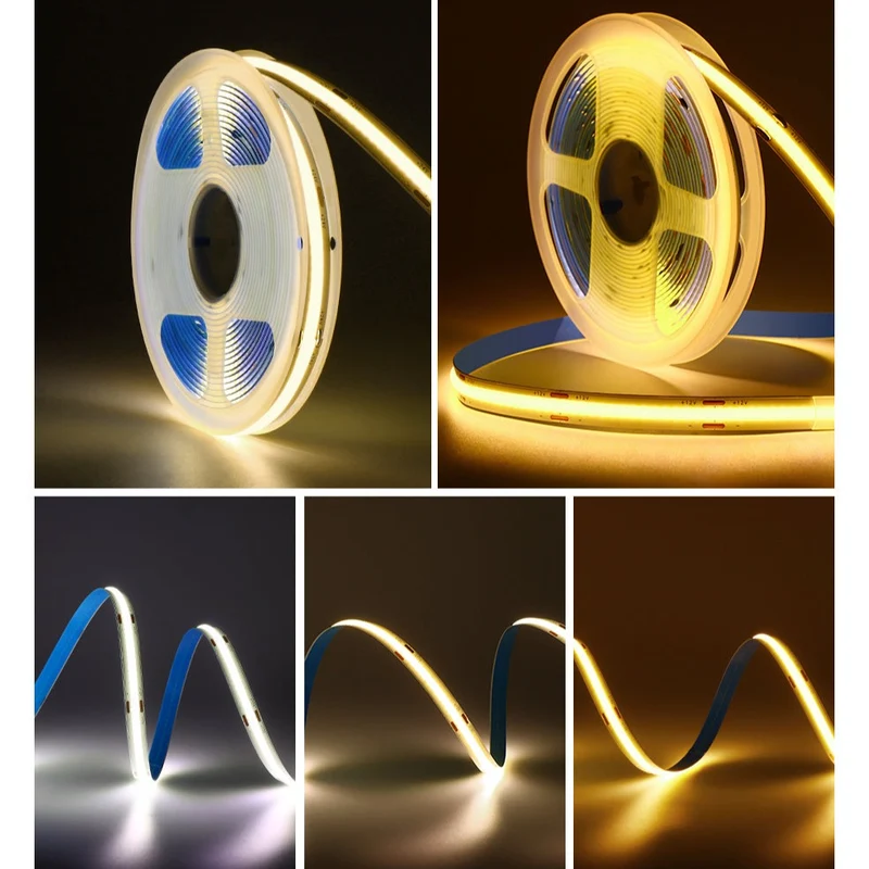 12V/24V COB LED-Streifen 8W/m 320 LEDs/m