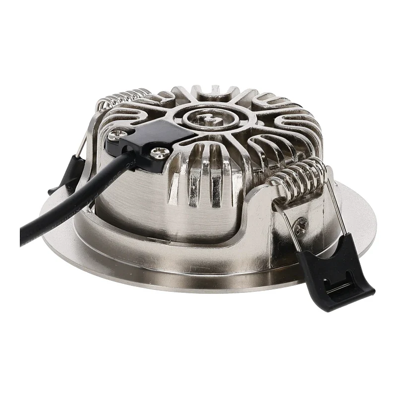 LED Einbaustrahler | VARDA | 6W | CCT Schalter | Rund | Silber | Geringe Einbautiefe