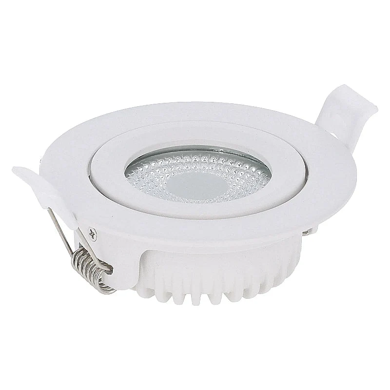 LED Einbaustrahler | VARDA | 6W | CCT Schalter | Rund | Weiß | Geringe Einbautiefe