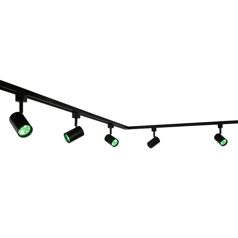 Smart TUYA - Schienensystem 1-phasig | Schwarz | 3 Meter | WLAN | inkl. 5x WiFi GU10 Spots