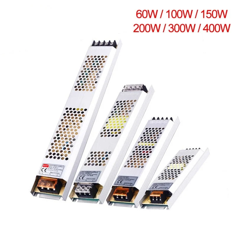 12/24V Netzteil für LEDs, extra flach