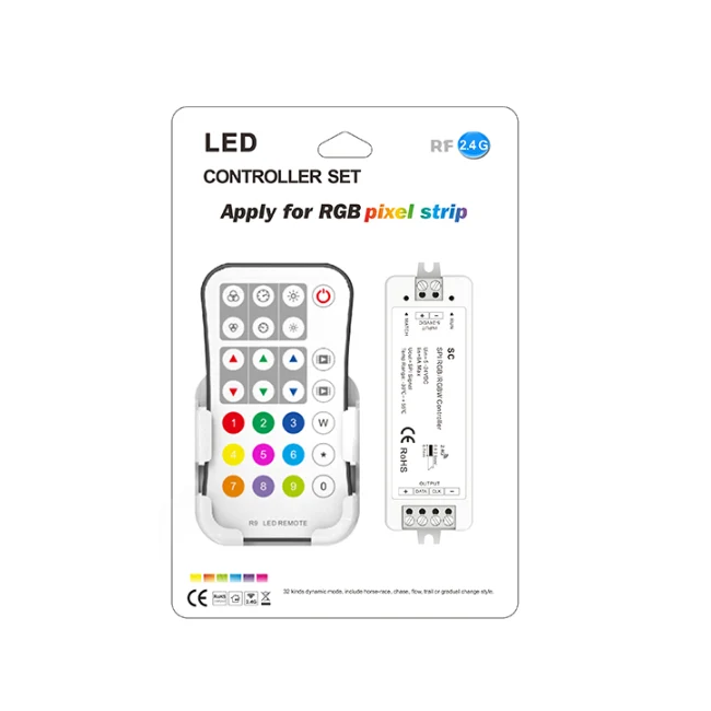 Controller Set für adressierbare LED-Stripes mit Funk-Fernbedienung