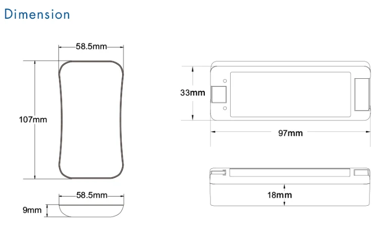 Controller Set für adressierbare LED-Stripes mit Funk-Fernbedienung