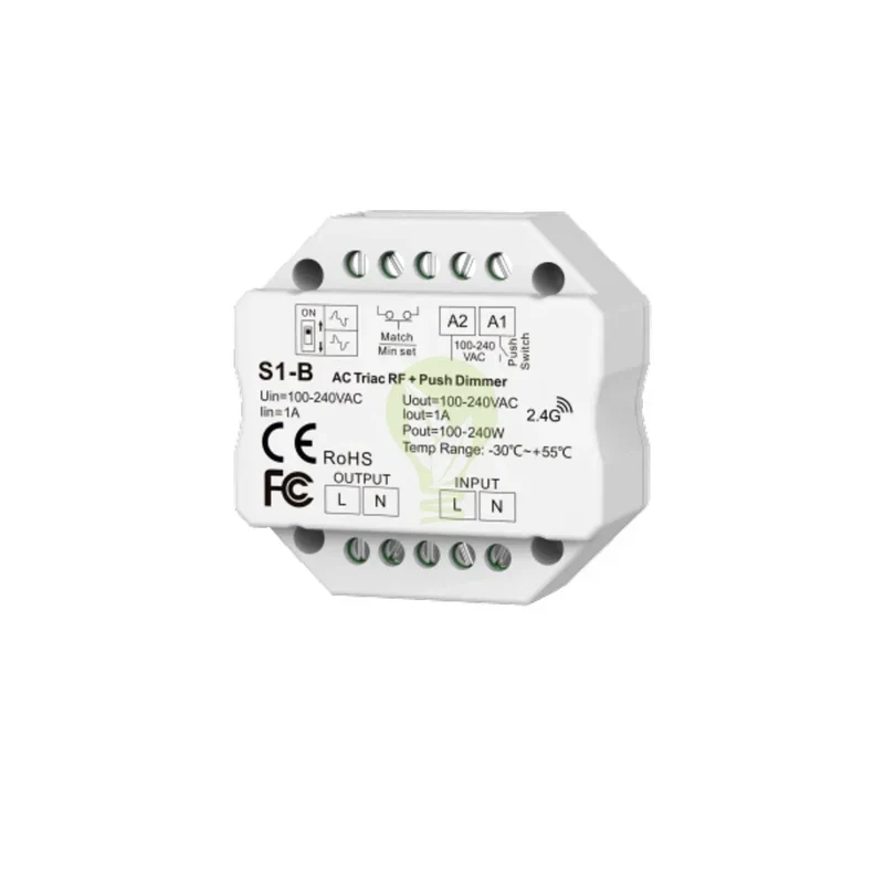 Bundle-Paket | 3X AC Triac RF kabelloser Dimmer | 100-240V | inkl. 1X Fernbedienung