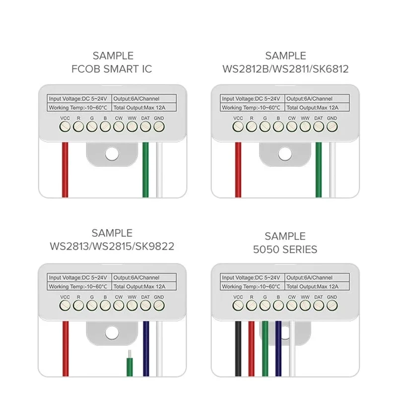 LED Bluetooth Controller für alle Arten von LED-Stripes