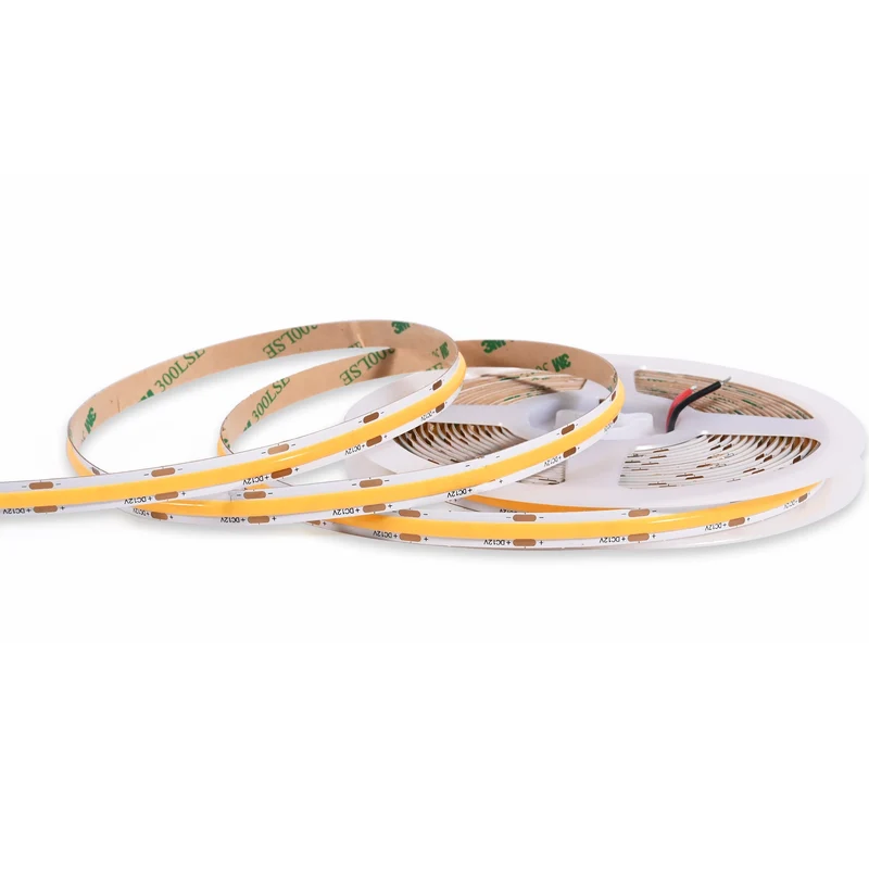 12V/24V COB LED-Streifen 11W/m 480 LEDs/m – punktfreies Licht CRI>90