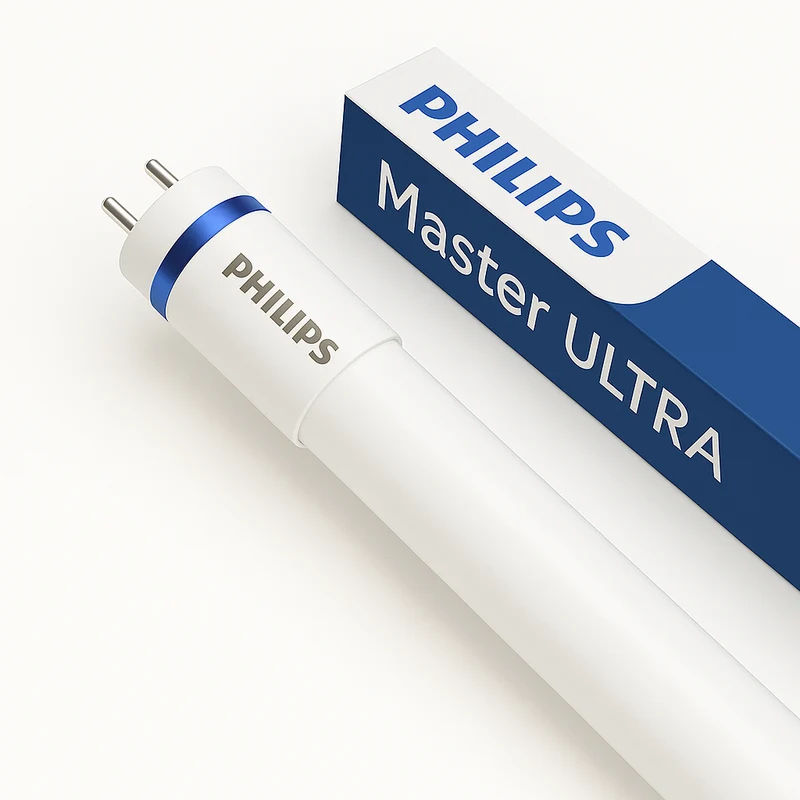PHILIPS | LED TL Leuchte | Reflektor | IP22 | 150cm | Doppelt | Inkl. 2x PHILIPS MASTER Ultra T8 Röhre 21,7W