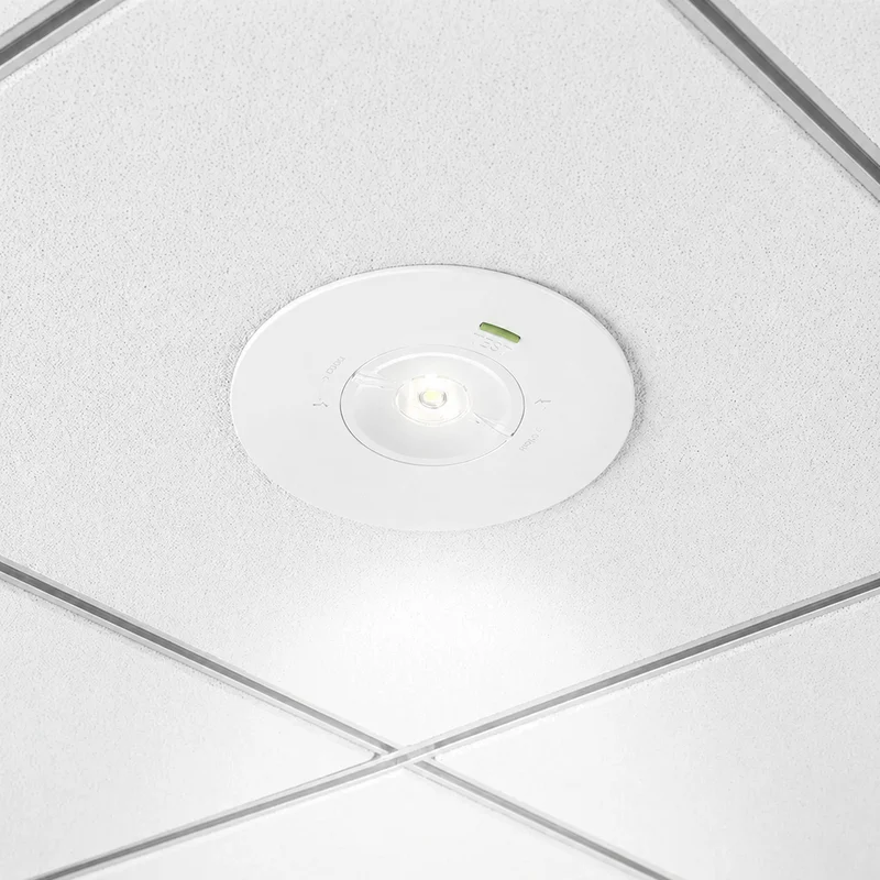 Einbau-Notbeleuchtung | 1.6W | IP20 | Weiß | 300lm | Ø95 | 3 Stunden Notstrom