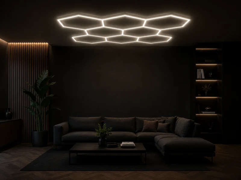 Hexagonale Beleuchtungsset | 8 Hexagone | 280W | 6000K | inkl. Zubehör