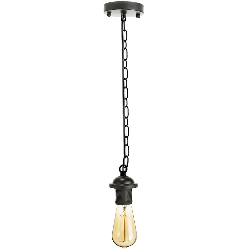 Retro Industrie Ketten Pendelleuchte E27 Fassung ~3728