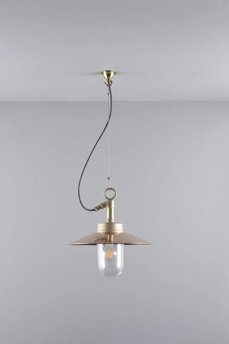 Well Glass Pendant With Visor 7680 IP44