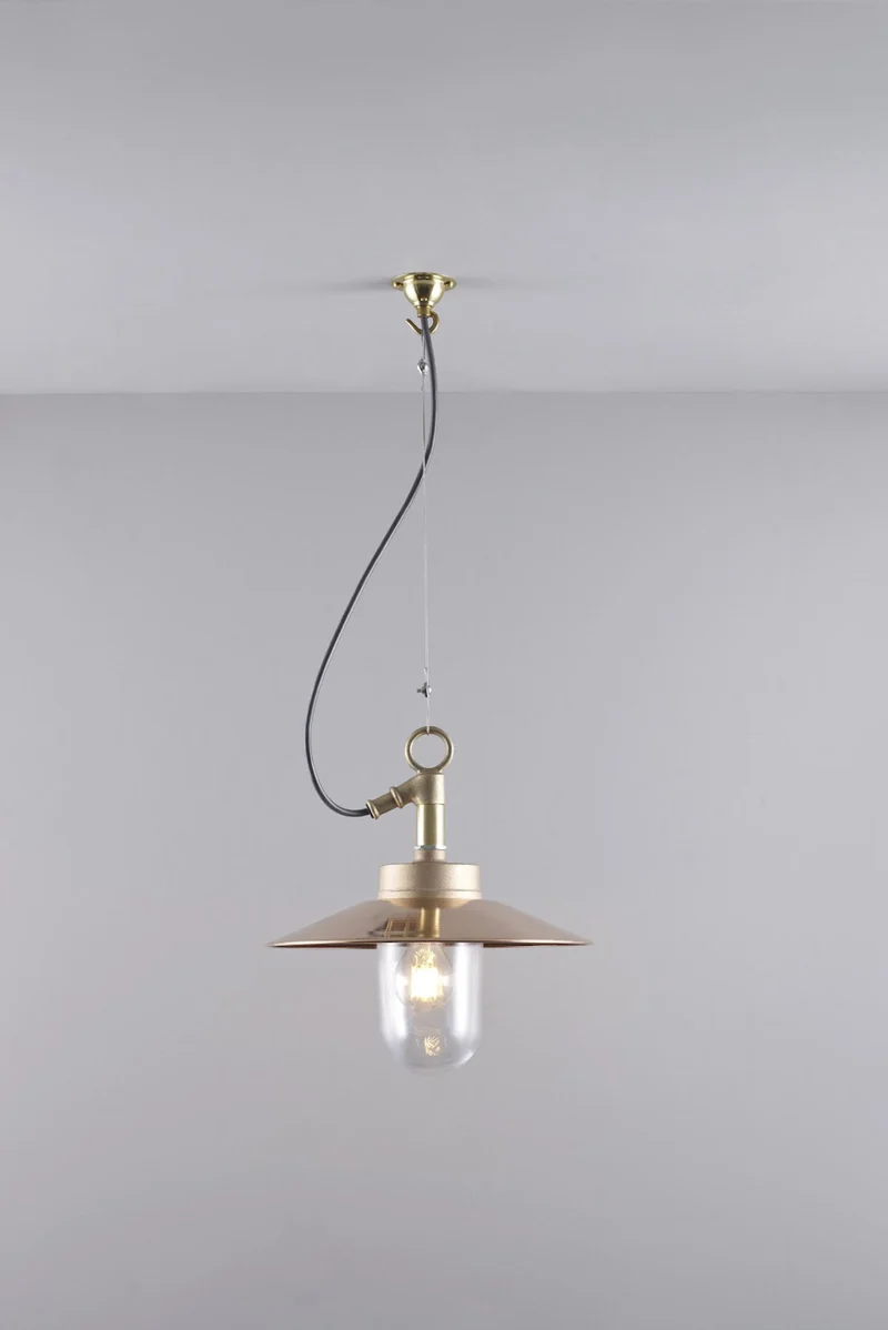 Well Glass Pendant With Visor 7680 IP44