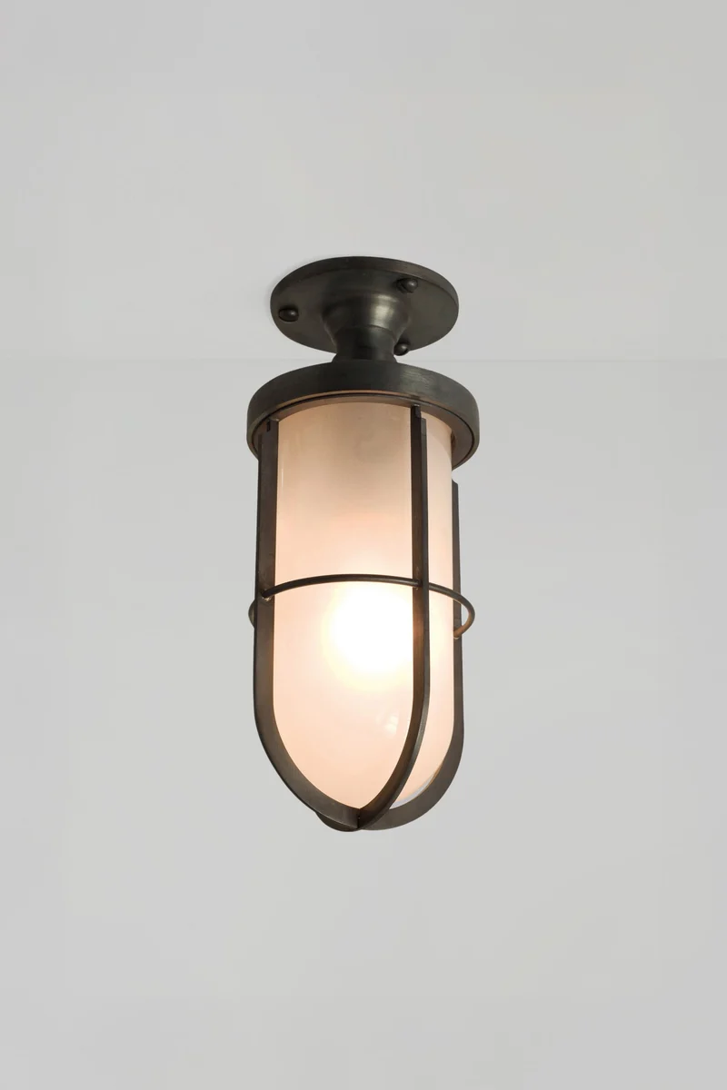 Weatherproof Ship's Well Glass Ceiling Light 7204