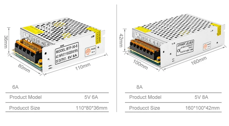 5V Schaltnetzteil 50-300W