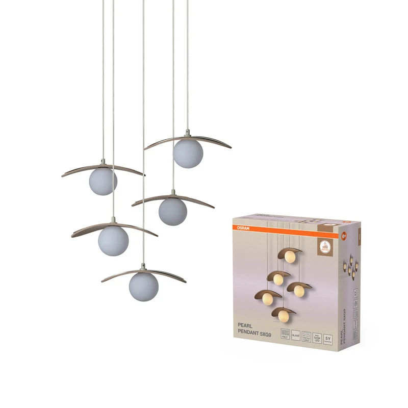 OSRAM DECOR Pearl Pendelleuchte 5xG9 Beige