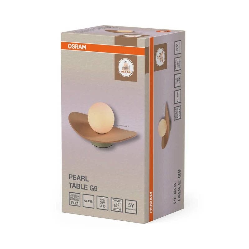 OSRAM DECOR Pearl Tischleuchte 1xG9 Beige